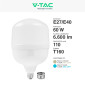 Immagine 4 - V-Tac VT-21065 Lampadina LED E27 / E40 Hi-Power 60W Tubolare T160 SMD - SKU 23576 / 23577