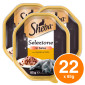 Immagine 1 - Sheba Selezione in Salsa Cibo per Gatti al Gusto Agnello e Pollo - 22 Vaschette da 85g