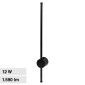 Immagine 1 - V-Tac VT-11112 Lampada LED da Muro 12W Wall Lamp SMD Applique CRI≥90 IP65 Colore Nero - SKU 6834 / 6835