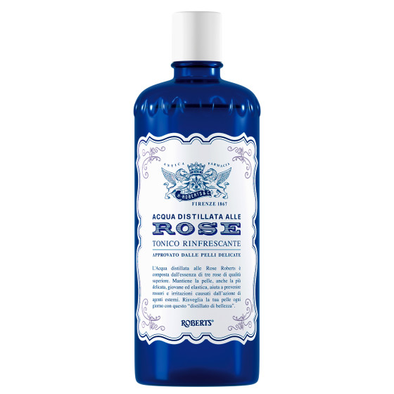 Acqua alle Rose Distillata Tonico Rinfrescante Viso Collo 300ml Acqua alle Rose Distillata Tonico Rinfrescante Viso Collo 300ml