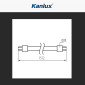 Immagine 8 - Kanlux Tubo LED T8 G13 22W SMD Lampadina 150cm in Vetro con Starter - mod. 33218 / 33219