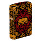 Immagine 1 - Zippo Premium Accendino a Benzina Ricaricabile ed Antivento con Fantasia Skull Design - mod. 22H012