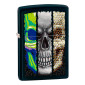 Immagine 1 - Zippo Accendino a Benzina Ricaricabile ed Antivento con Fantasia Skull Design - mod. 22A041