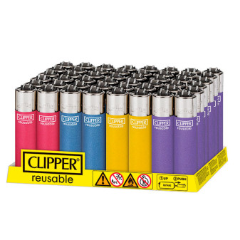 Clipper Large Accendino a Pietrina Metallic 5 48 Accendini