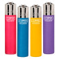 Immagine 1 - Clipper Large Accendino a Pietrina Grande Ricaricabile con Fantasia Metallic 5 - Serie da 4 Accendini