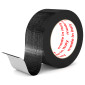 Immagine 1 - Nastro Adesivo Telato Americano Nero Isolante Impermeabile Professionale Aderenza Multisuperficie - Rotolo da 5cm x 25m