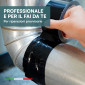 Immagine 3 - Nastro Adesivo Telato Americano Nero Isolante Impermeabile Professionale Aderenza Multisuperficie - Rotolo da 5cm x 25m