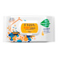 Immagine 1 - Fria Baby Igiene Salviette Detergenti Idratanti Formula Nutri-Milk con Olio di Argan in Tessuto Biodegradabile - 70 Salviette