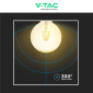 Immagine 8 - V-Tac VT-1956 Lampadina LED E27 6W Globo G125 Filament in Vetro Ambrato - SKU 214473
