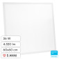Immagine 1 - V-Tac VT-61036 Pannello LED Quadrato 60x60 36W SMD Chip Samsung da Incasso con Driver - SKU 23624 / 23625