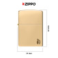 Immagine 4 - Zippo Accendino a Benzina Ricaricabile e Antivento con Fantasia Armor Series Flame - mod. 46397
