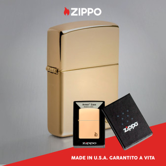 Accendino Zippo mod. 46397 Armor Series Flame Design