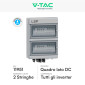 Immagine 6 - Kit On-Grid 9 Pannelli Solari V-Tac 410W + Inverter Monofase 3,6kW CEI 0-21 + Quadro Elettrico DC 2 Stringhe + Quadro Chint AC