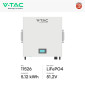 Immagine 6 - Kit 15 Pannelli Solari V-Tac Austa 410W + Inverter Deye Monofase + Batteria da Muro 5,12kWh + Quadro DC 2 Stringhe + Quadro AC