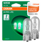 Immagine 1 - Osram Ultra Life Lunga Durata W5W 5W 12V per Luci di Segnalazione Auto - 2 Lampadine mod. 2825ULT-2BL
