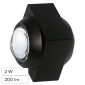 Immagine 1 - V-Tac VT-2503 Lampada LED da Muro 2W COB IP54 Doppio Fascio Luminoso Applique Colore Nero - SKU 23028 / 23030