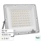 Immagine 1 - V-Tac VT-44050CCT Faro LED 50W Faretto SMD IP65 LED Sostituibili CCT Changing Color 3in1 Colore Grigio - SKU 23614
