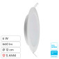 Immagine 1 - V-Tac Pro VT-61006 Pannello LED Rotondo 6W SMD Chip Samsung da Incasso con Driver - SKU 78581 / 78591 / 78601