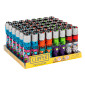 Immagine 1 - Clipper Large Accendino a Pietrina Grande Ricaricabile con Fantasia Cool Animals - Box da 48 Accendini