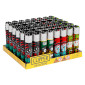 Immagine 1 - Clipper Large Accendino a Pietrina Grande Ricaricabile con Fantasia Random Games - Box da 48 Accendini