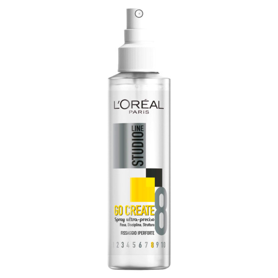 L'Oréal Paris Studio Line Go Create Spray Ultra-Preciso 150ml L'Oréal Paris Studio Line Go Create Spray Ultra-Preciso 150ml