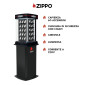 Immagine 3 - Zippo Espositore Elettrico Girevole Ufficiale con Vetrinetta Luminosa e Base da Terra per 60 Accendini - mod. 142716 + 142905