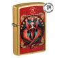 Immagine 1 - Zippo Accendino a Benzina Ricaricabile e Antivento con Fantasia Anne Stokes Medieval Mythological Collection - mod. 46689