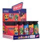Immagine 1 - Prof Maxi Accendino Elettronico Turbo Antivento Grande Fantasia Color Skull - Box da 50 Accendini