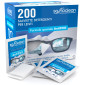 Immagine 1 - Soffioclean Salviette Monouso per Pulizia Occhiali Monitor Display Rimuovono Sporco Germi Grasso - Confezione da 200 Salviette