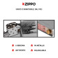 Immagine 3 - Zippo Premium Accendino a Benzina Ricaricabile e Antivento con Fantasia Leaf Design - mod. 48924