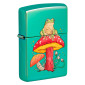 Immagine 1 - Zippo Accendino a Benzina Ricaricabile e Antivento con Fantasia Mystical Frog Design - mod. 48973
