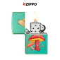 Immagine 5 - Zippo Accendino a Benzina Ricaricabile e Antivento con Fantasia Mystical Frog Design - mod. 48973