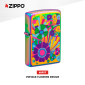 Immagine 2 - Zippo Accendino a Benzina Ricaricabile e Antivento con Fantasia Vintage Flowers Design - mod. 48997