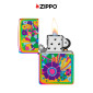 Immagine 5 - Zippo Accendino a Benzina Ricaricabile e Antivento con Fantasia Vintage Flowers Design - mod. 48997