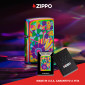 Immagine 6 - Zippo Accendino a Benzina Ricaricabile e Antivento con Fantasia Vintage Flowers Design - mod. 48997