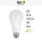 Immagine 2 - Bot Lighting Shot Lampadina LED E27 14W Goccia A60 SMD - mod. ELD1016X2B