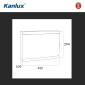Immagine 4 - Kanlux Ideal Centralino da Parete 2x18P 63A Compatibile con Sistemi Fotovoltaici IK10 Colore Bianco Azzurro - mod. 23615