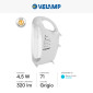Immagine 2 - Velamp Lampada d'emergenza LED 4,5W 20 SMD Anti Black-Out Portatile Dimmerabile Ricaricabile con Alimentatore - mod. IR160EVO