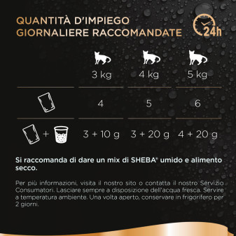 Sheba Delices Du Jour Cibo per Gatti al Pollo e Salmone 6x