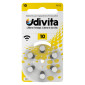 Immagine 1 - Udivita Batterie Per Protesi Acustiche Misura 10 Zinco Aria Tecnologia Phono Pulse - Blister da 6