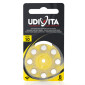 Immagine 1 - Udivita Batterie per Protesi Acustiche Misura 10 Zinco Aria Tecnologia Phono Pulse - Blister da 8 Pile