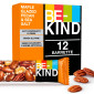 Immagine 2 - Be-Kind Snack con Noci Pecan Glassate allo Sciroppo d'Acero e Sale Marino - Box da 12 Barretta da 40g