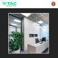 Immagine 7 - V-Tac VT-6235 6 Pannelli LED Quadrati 36W IP65 da Incasso con Driver Integrato - SKU 23456 / 23455