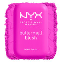 Immagine 2 - NYX Professional Makeup Buttermelt Blush in Polvere con Burro di Mango Mandorle e Karité Colore All The Butta - Cofanetto da 5g