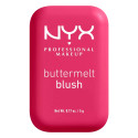 Immagine 1 - NYX Professional Makeup Buttermelt Blush Polvere con Burro di Mango Mandorle Karité Colore Butta Than Before - Cofanetto da 5g