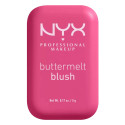 Immagine 1 - NYX Professional Makeup Buttermelt Blush in Polvere con Burro di Mango Mandorle Karité Colore Butta With Time - Cofanetto da 5g