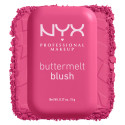 Immagine 2 - NYX Professional Makeup Buttermelt Blush in Polvere con Burro di Mango Mandorle Karité Colore Butta With Time - Cofanetto da 5g