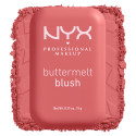 Immagine 2 - NYX Professional Makeup Buttermelt Blush in Polvere con Burro di Mango Mandorle e Karité Colore Feeling Butta - Cofanetto da 5g
