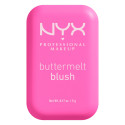 Immagine 1 - NYX Professional Makeup Buttermelt Blush in Polvere con Burro di Mango Mandorle e Karité Colore My Butta Half - Cofanetto da 5g