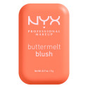 Immagine 1 - NYX Professional Makeup Buttermelt Blush Polvere con Burro di Mango Mandorle e Karité Colore Sooner The Butta - Cofanetto da 5g